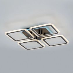 Citilux Марсель Смарт CL232A145E RGB Умная люстра Чёрная