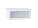 Шкаф верхний горизонтальный остекленный глубокий Сканди