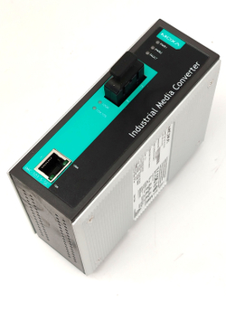 Медиаконвертер 10/100Base-TX RJ45-SC одномодовый промышленный Moxa IMC-101-S-SC