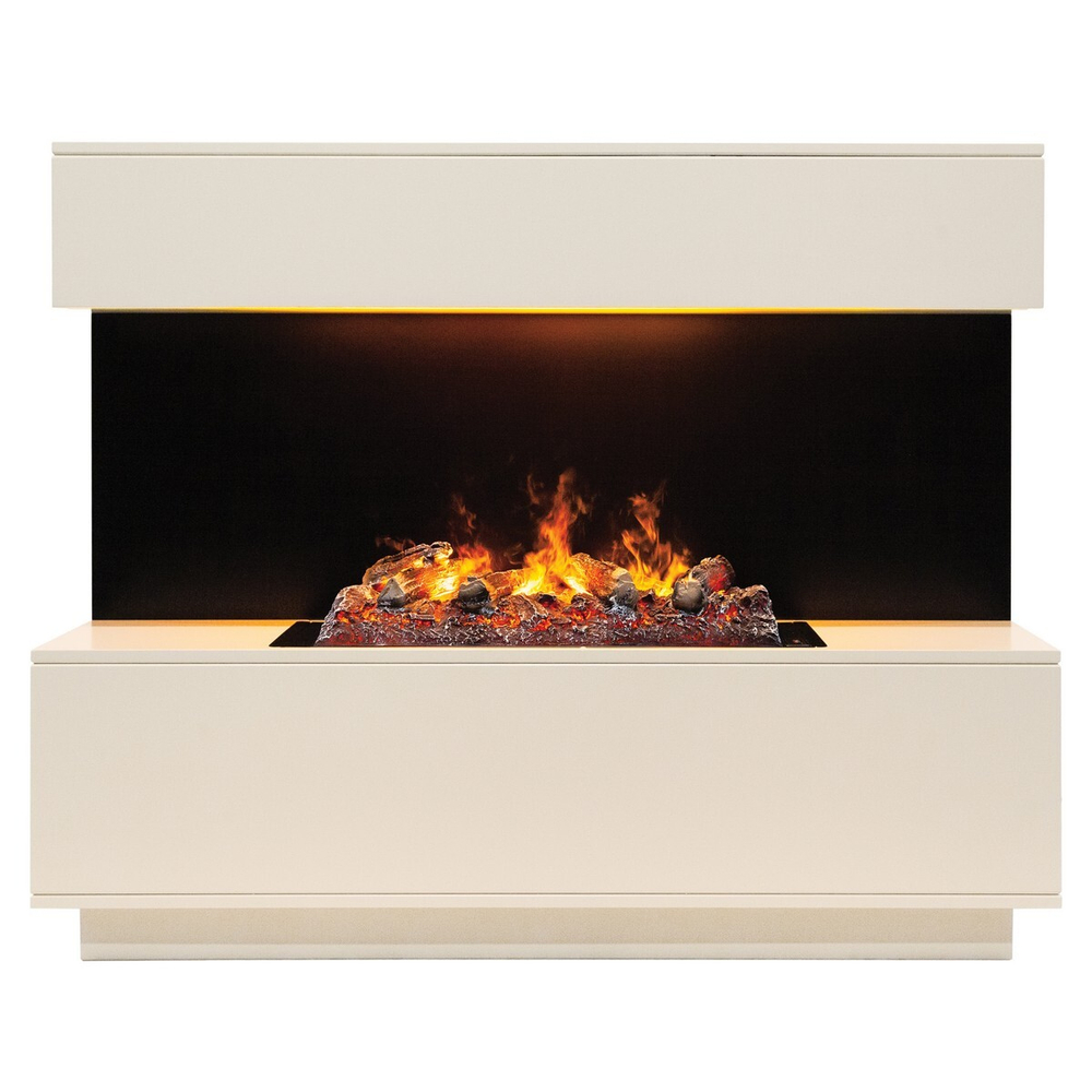 Электрокамин RealFlame Modern CST630 WT белый дуб с очагом 3D Cassette 630