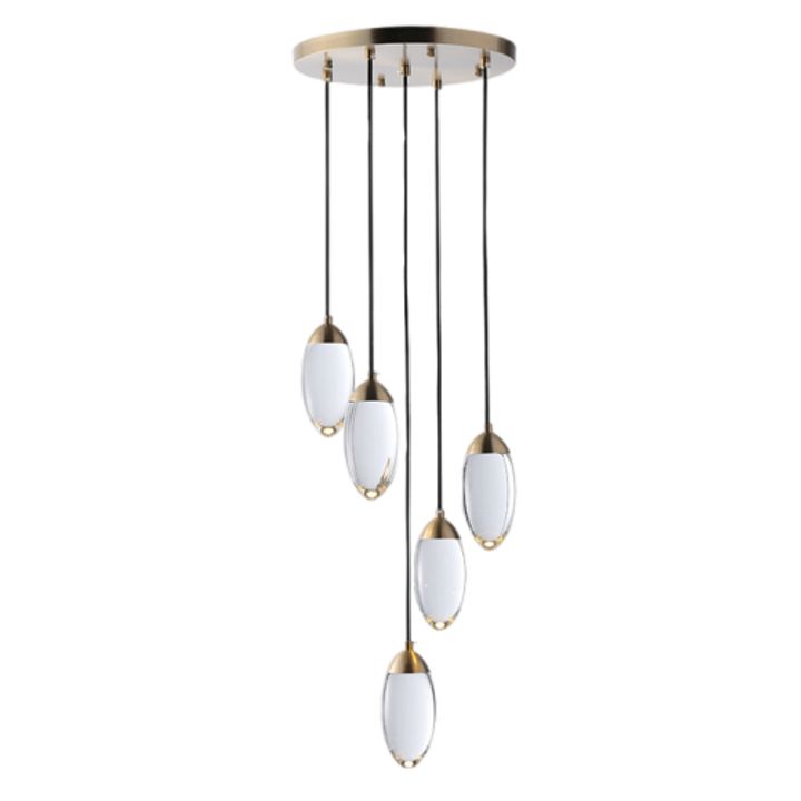 Подвесная светодиодная люстра Romatti Kobo Fiera 8848-5H