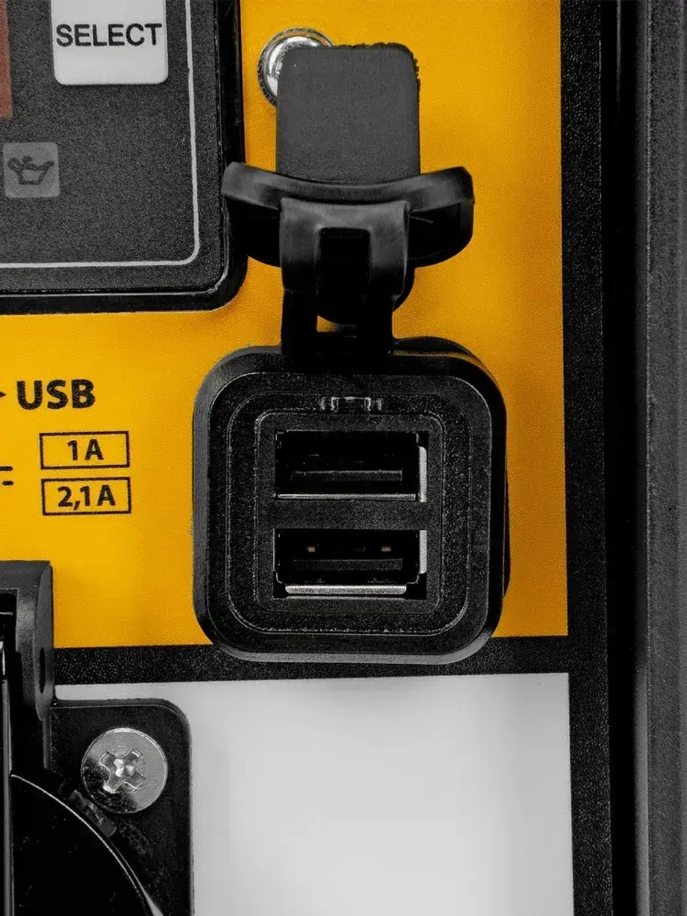 Генератор инверторный DENZEL, GS-3000iS, 3.0 кВт максимальная мощность, 230 В, ручной стартер, 2 розетки 230 В/16 А и выход USB 5 В, 94716