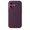 Чехол Apple iPhone 16 Silicone Case with MagSafe Plum MYY43