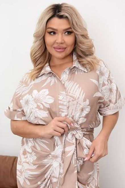 Платье-рубашка УК-021 Fabrika