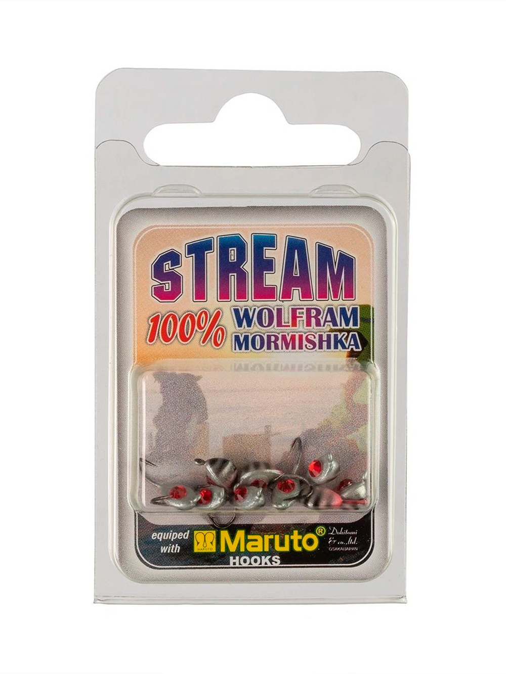 Мормышка Helios вольфрамовая Мидия с ушком крашеная 3мм 0,58гр 61 (MW-2430-61)