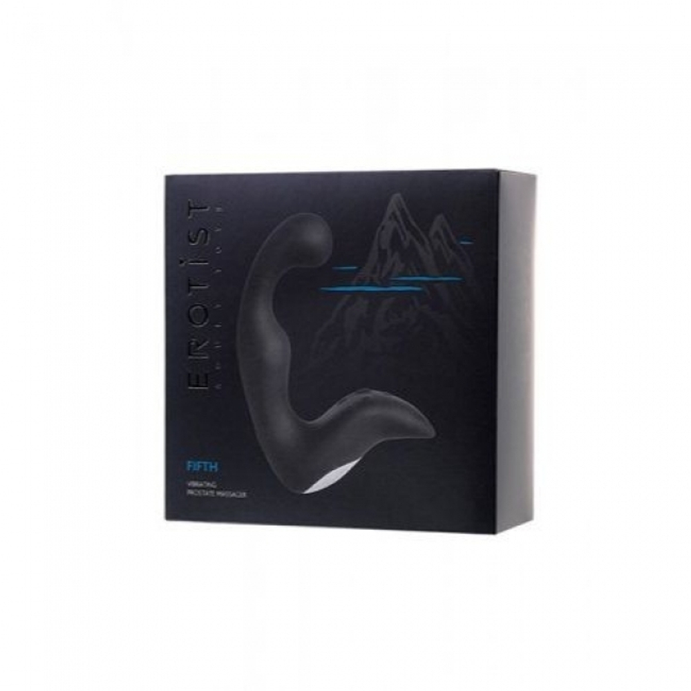 Стимулятор простаты перезаряжаемый Erotist Fifth (Цвет: черный)