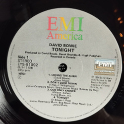 Винтажная виниловая пластинка LP David Bowie Tonight (Japan 1984) (No Obi) God Only Knows
