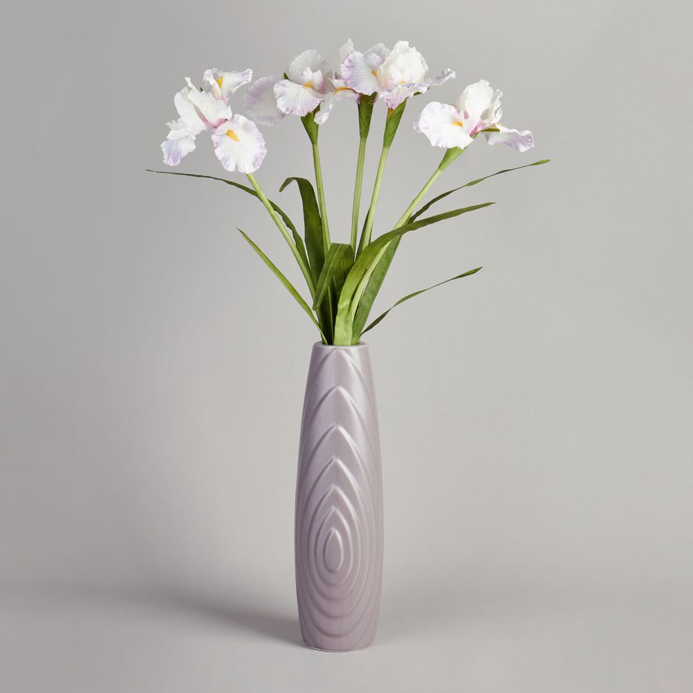 ЦВЕТОК ИСКУССТВЕННЫЙ "РОЗОВЫЙ ИРИС" ВЫСОТА=95СМ. (МАЛ=24 ШТ/КОР=96ШТ.)