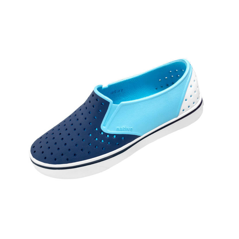 Кеды Native Miles Regatta Blue Shell White голубые