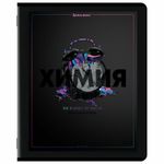 Тетради предметные, КОМПЛЕКТ 12 ПРЕДМЕТОВ, 48 л., матовая ламинация, лак, BRAUBERG "MAJESTIC BLACK", 405177