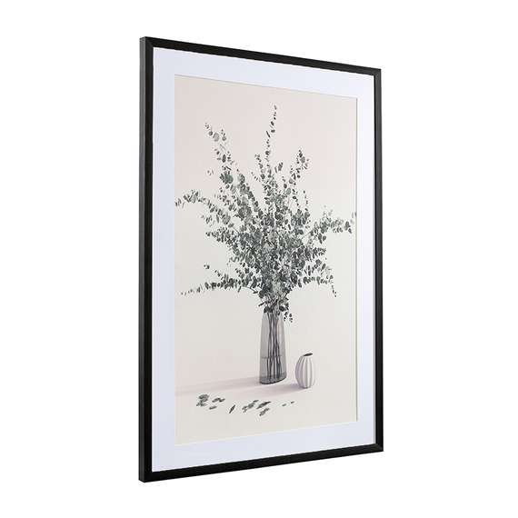 Панно декоративное plant с черной рамой, 50х70 см