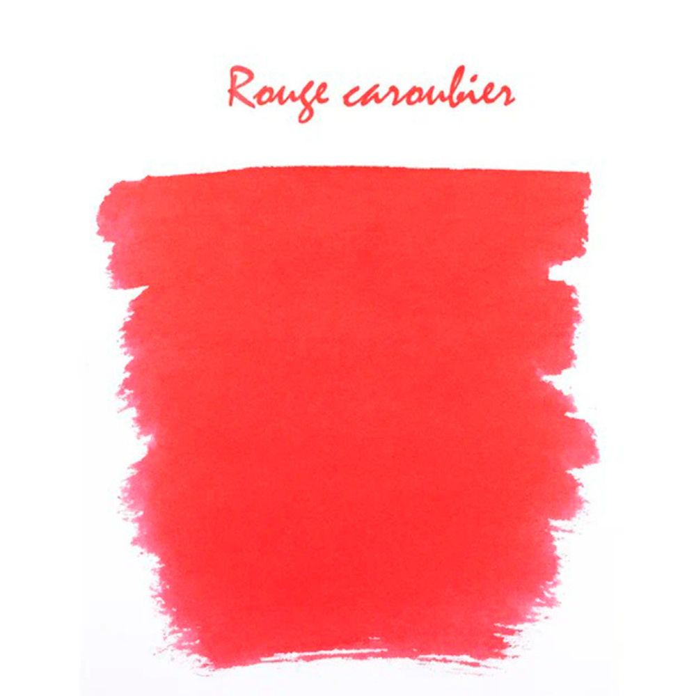 Чернила во флаконе Herbin 10 мл Rouge caroubier алые (11522T) 1