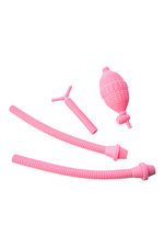 Двойной вакуумный массажер для увеличения груди Toyfa (Цвет: розовый)