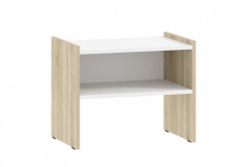 Тумба для обуви Симпл НМ 013.21 дуб сонома/белый