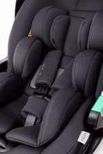 Детская коляска Peppy Monaco 3 в 1 с автокреслом Verona Black Black (черный), рама черная матовая