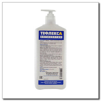 Кожный антисептик с дозатором ТефлексА 1л.