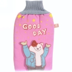 Мочалка-варежка для тела «Ultramarine - Good Day», цвет розовый, 15*22см, Zip пакет