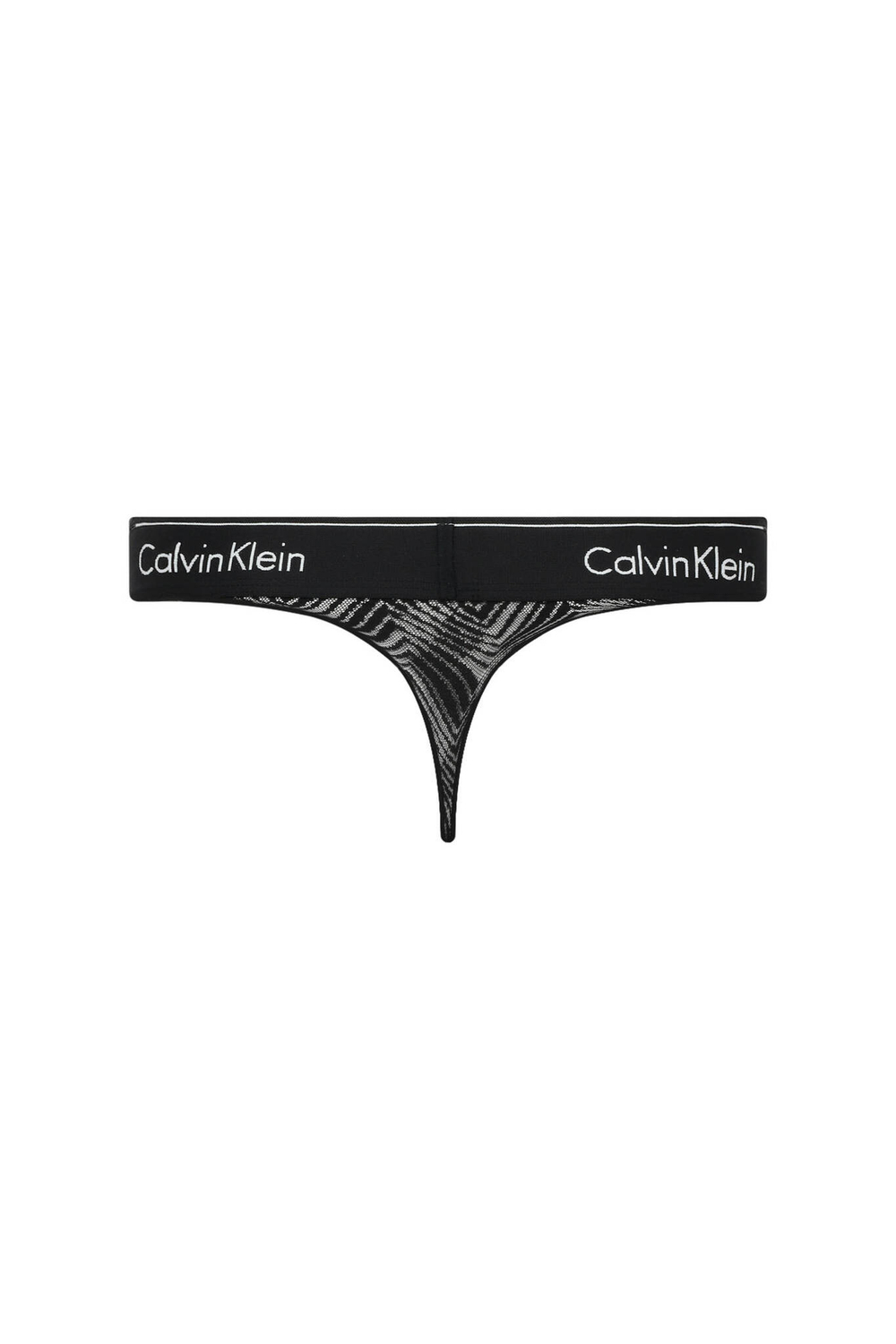 Кружевные стринги Calvin Klein Underwear - черный(000QF7714E)