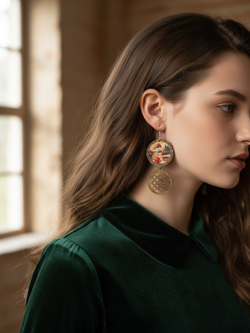 Этнические серьги Лада