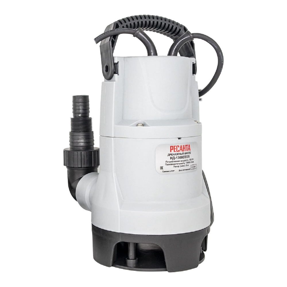 Насос погружной дренажный Ресанта НД-13000П/35