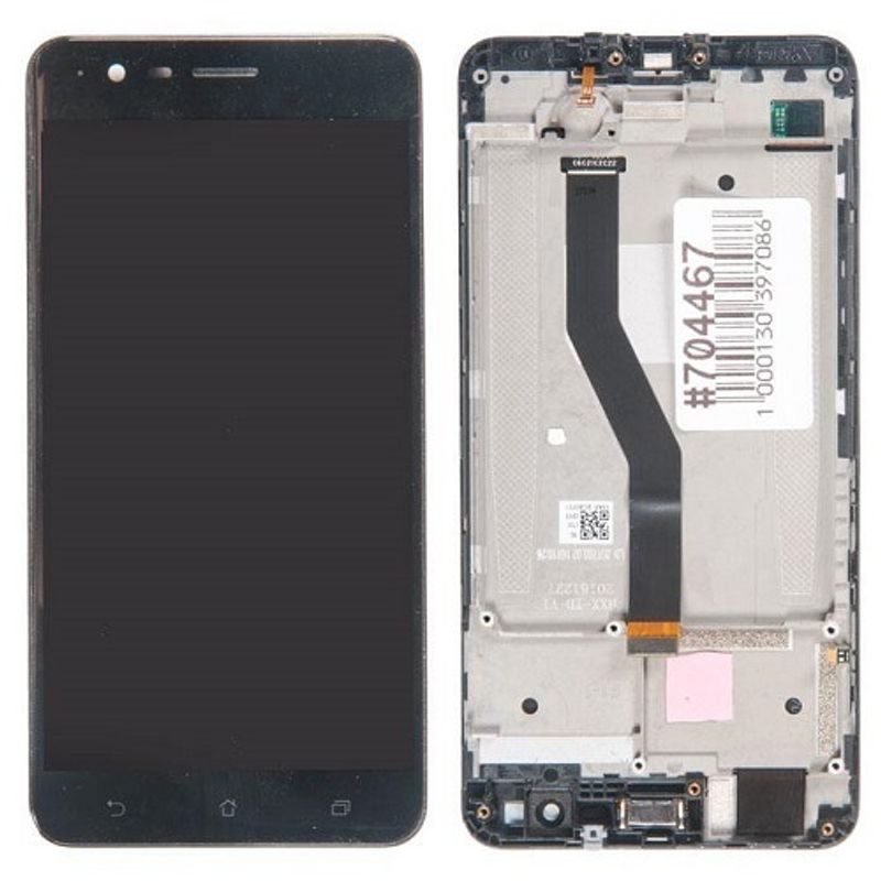 Дисплей для Asus ZE553KL в сборе с тачскрином на рамке (Black)