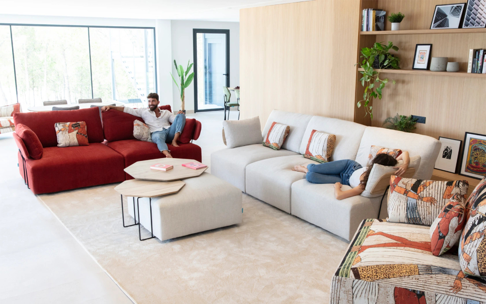 Модульный диван Teseo V1+2A+V2