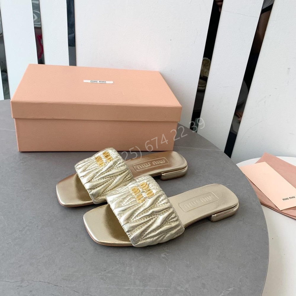 Шлепанцы MIU MIU, арт. 694959