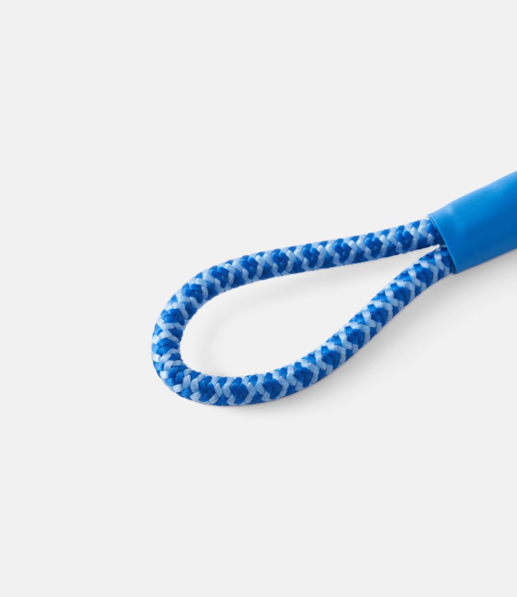 Rope Split Ring Blue — ключница-карабин