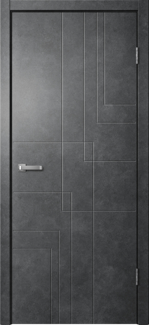 Межкомнатная дверь Line 03 Бетон тёмный