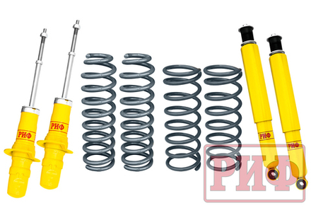 Комплект усиленной стандартной подвески на SsangYong Rexton 1 +75 кг РИФ