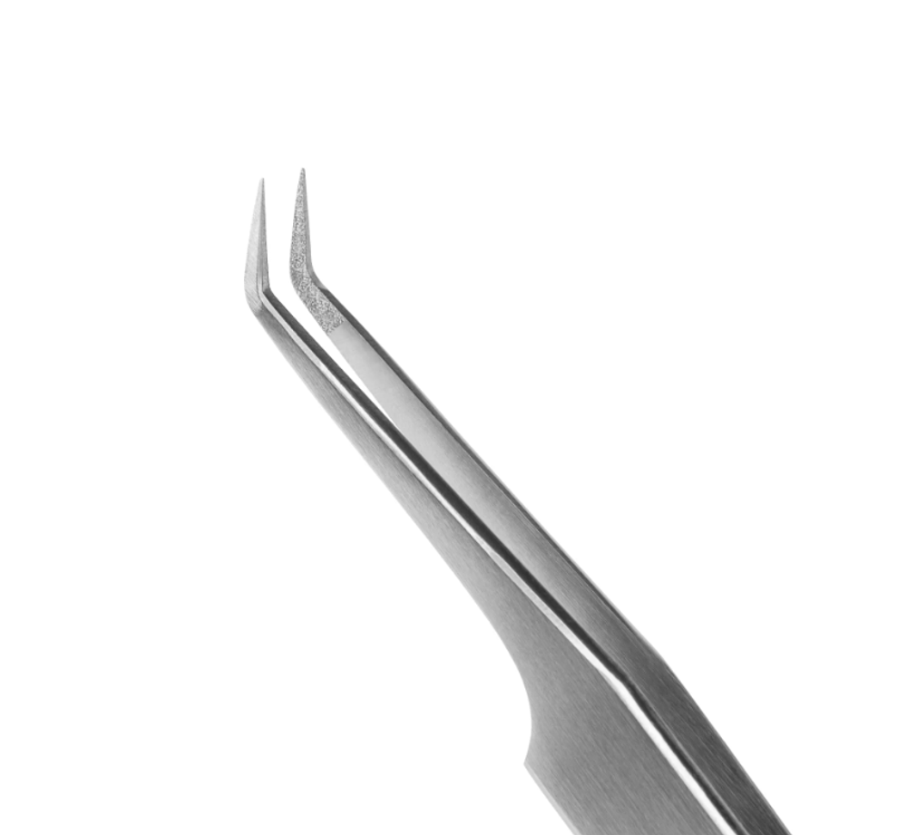 Rili Пинцет для наращивания ресниц тип  Г 7 мм (NanoFiber)