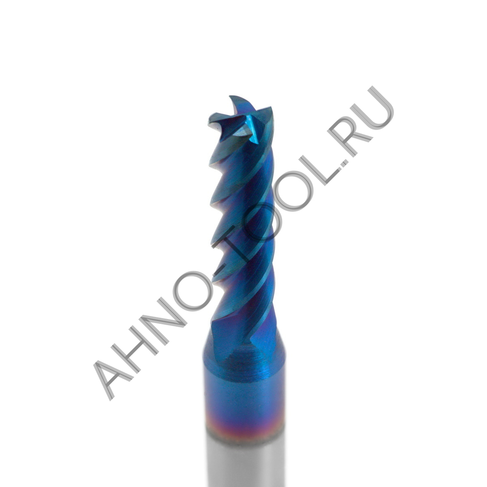 Фреза твердосплавная   4мм (L=75, l=15, хв=4) Z4 45° по закаленной стали BRHM-4EL-D4.0 HRC65 AHNO