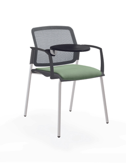 Movie стул со спинкой-сеткой и мягким сиденьем