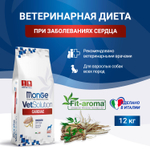 Корм для собак диетический Monge VetSolution Dog Cardiac Кардиак при заболеваниях сердца 12 кг