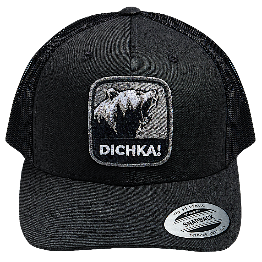 Бейсболка Narval Dichka! Roar Black&Grey с сеткой 6P -