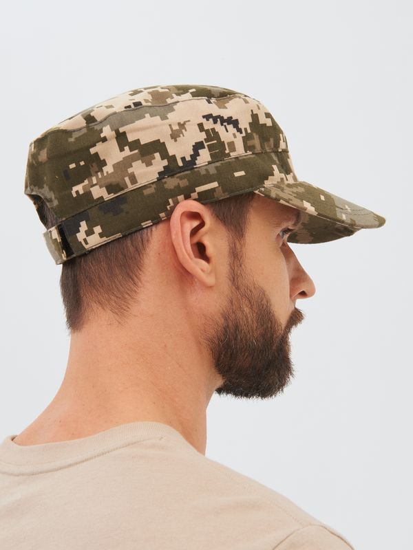 Кепи Охотника летнее ткань Смесовая цвет Светлый пиксель (128/2)