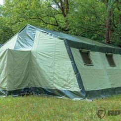 Палатка каркасная Т-10 с наметом из суровой бязи (демисезонная)