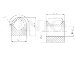 Втулка переднего стабилизатора UNIO RMP-10023