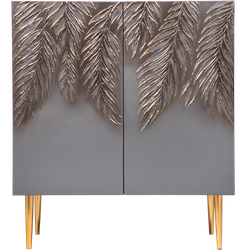 Комод Тропик Стайл с 2 полками Серый Голд