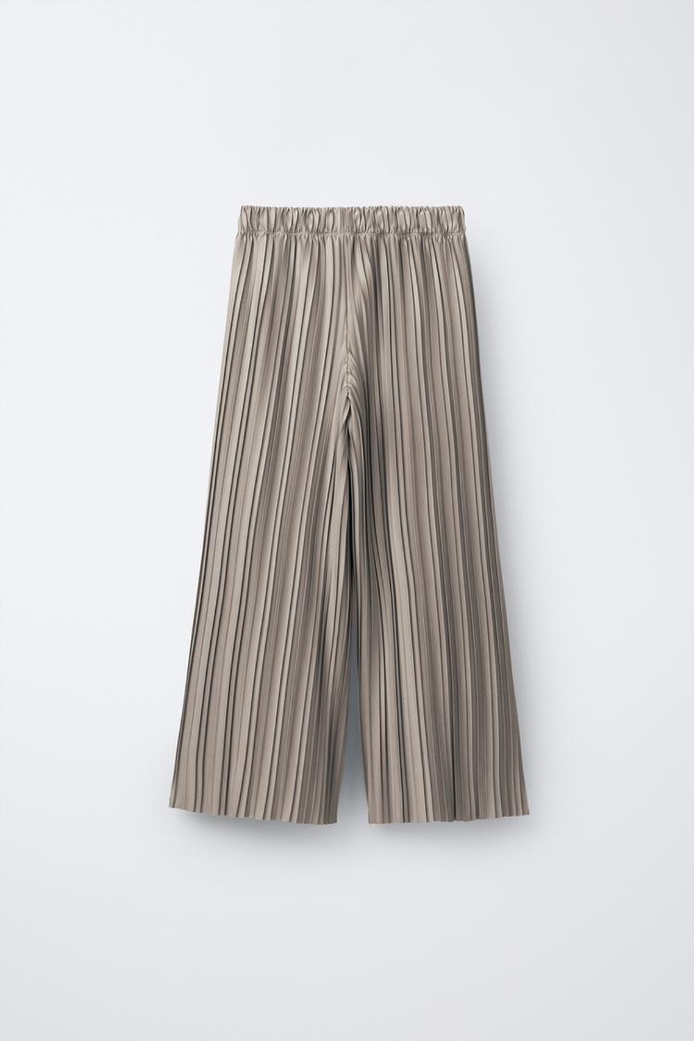 ZARA ПЛИССИРОВАННЫЕ БРЮКИ, БЕЖЕВЫЙ