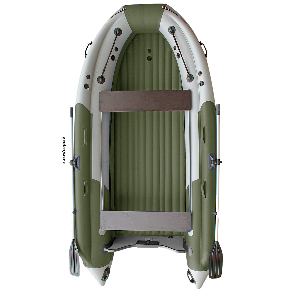 Лодка ПВХ Angler SKAT Тритон 430NDFi с Интегрированным фальшбортом ( Скат 430Fi ) -