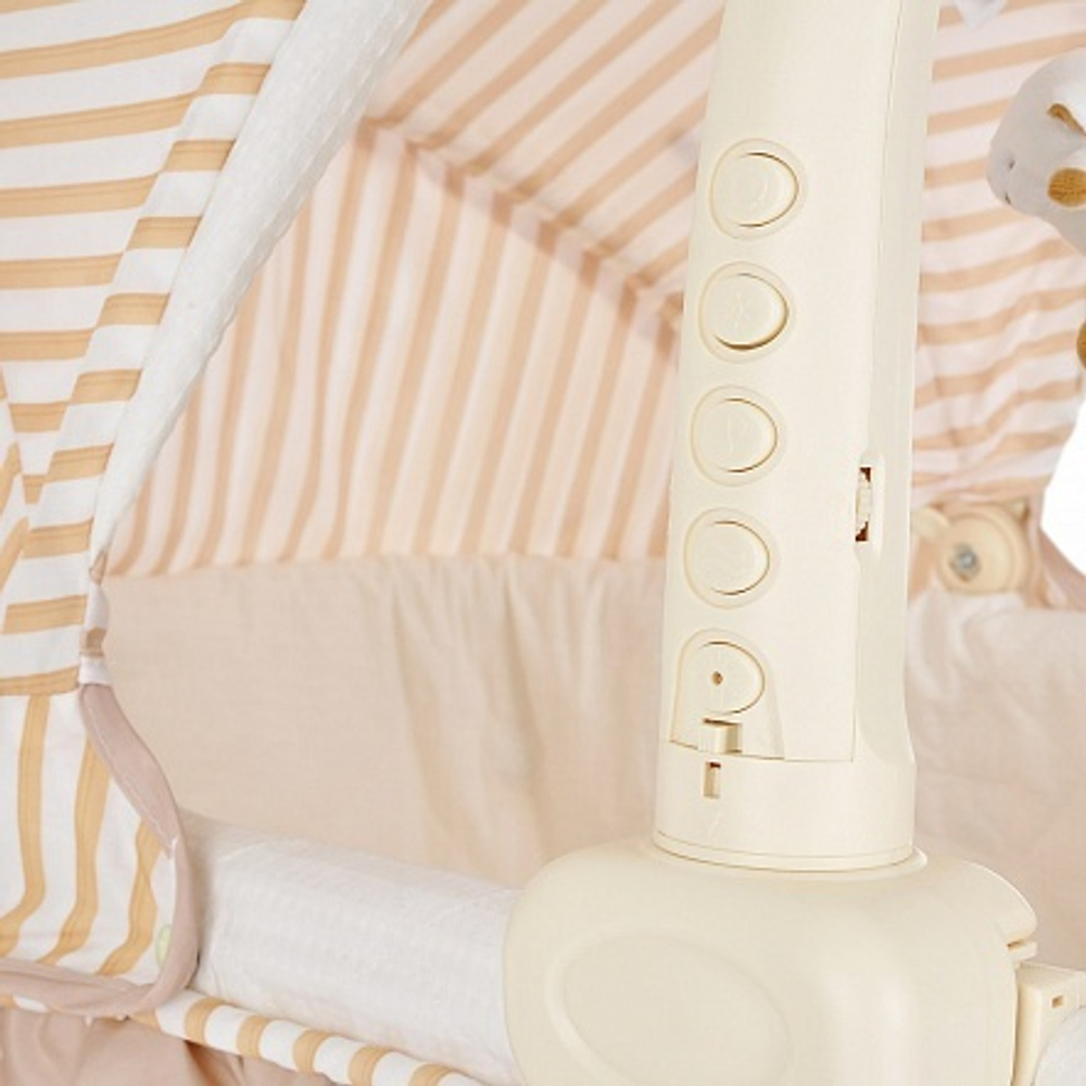 PITUSO Колыбель 3 в 1 Viana на колёсах Stars Beige/бежевый