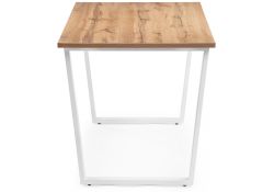 Стол Лота Лофт 140х80х75 25 мм дуб вотан / белый матовый