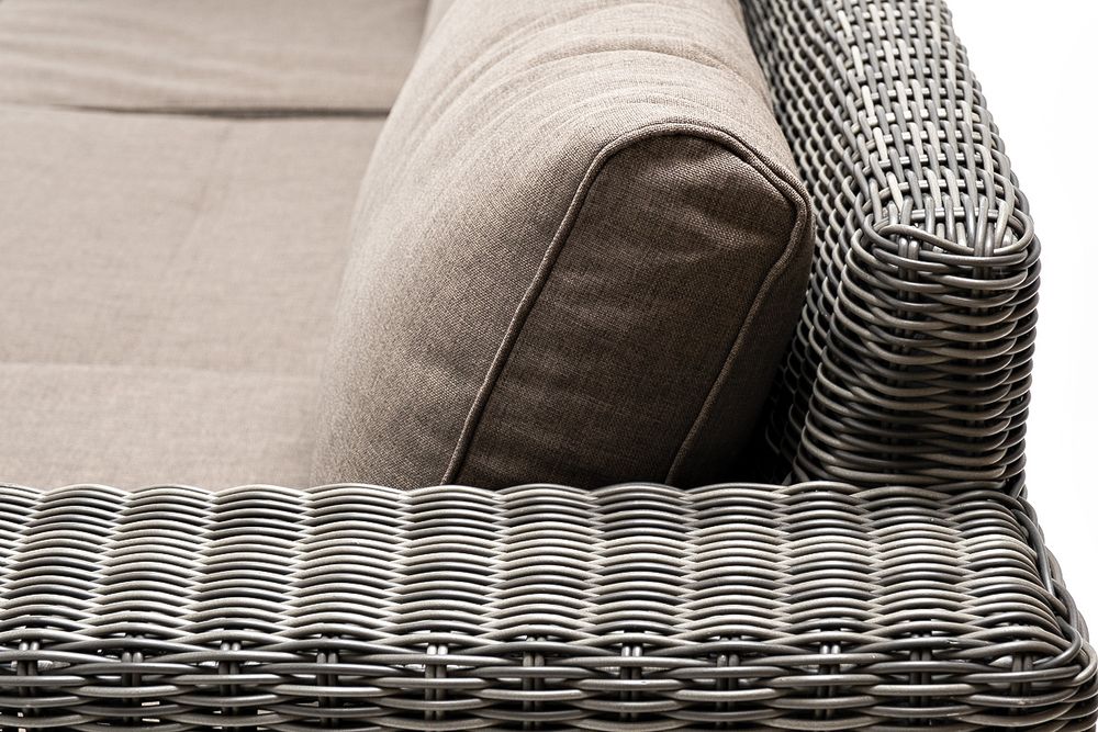 "Боно" лаунж-зона из искусственного ротанга, цвет графит