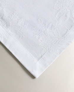 ZARA HOME ЖАККАРДОВАЯ САЛФЕТКАУ (УПАКОВКА ИЗ 2 ШТУК), БЕЛЫЙ