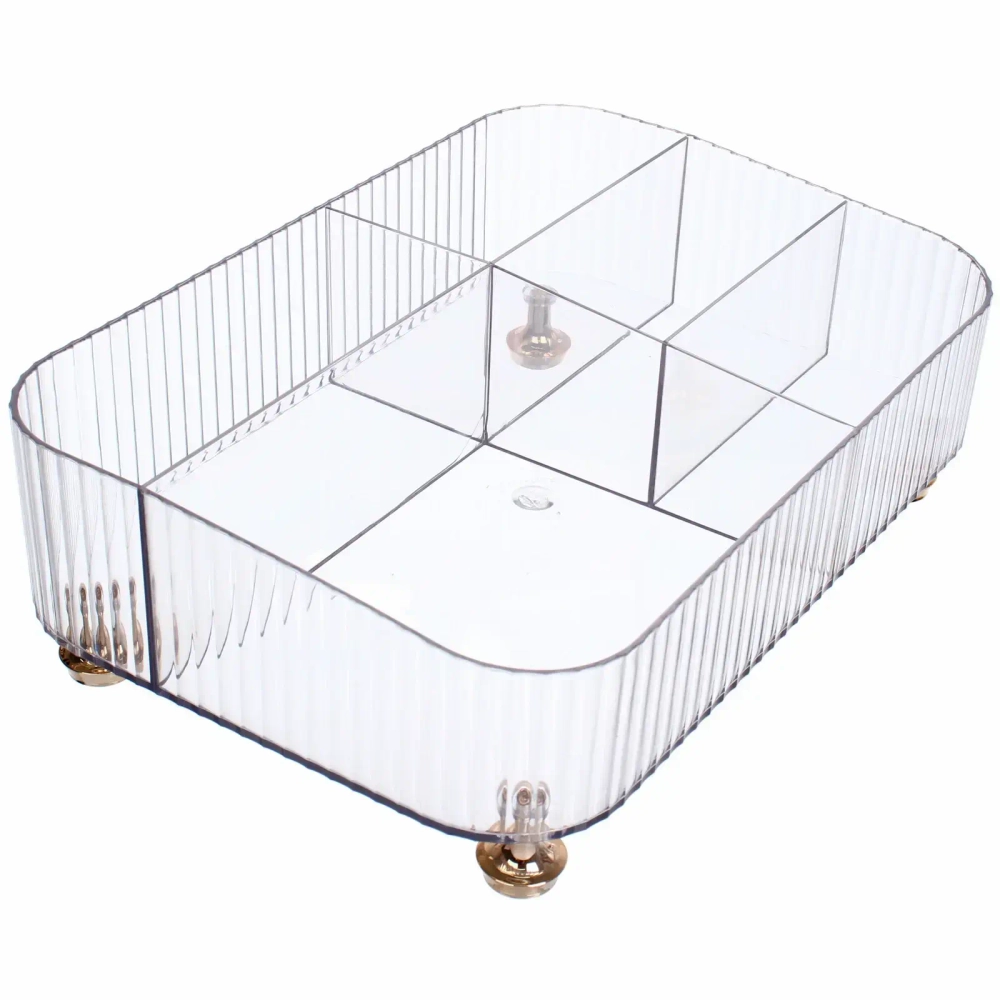 Органайзер для хранения косметических средств «ЛАМИНГТОН», прозрачный, на ножках, 29*19.7*9.4см