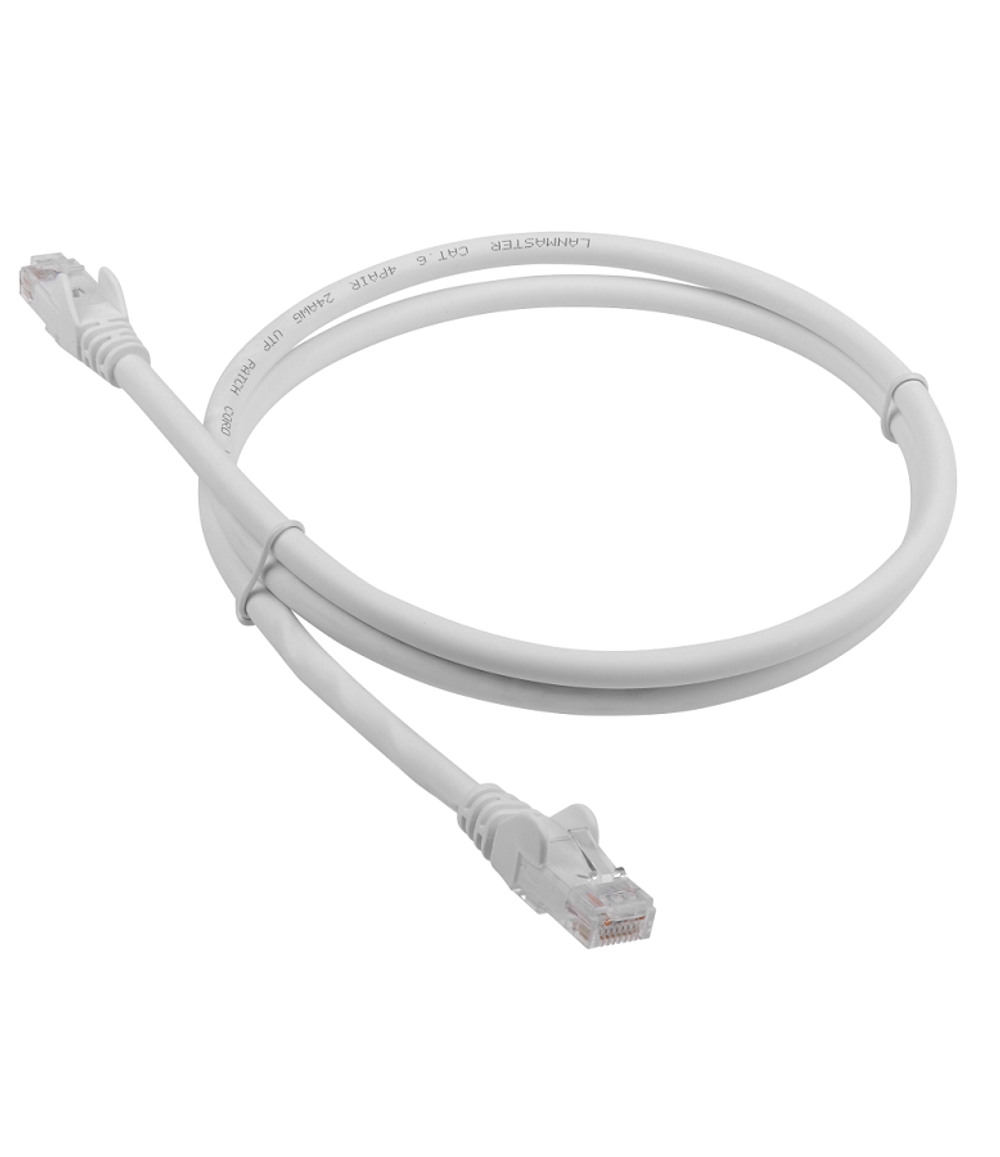 Патч-корд LANMASTER LSZH UTP кат.6, 3.0 м, серый