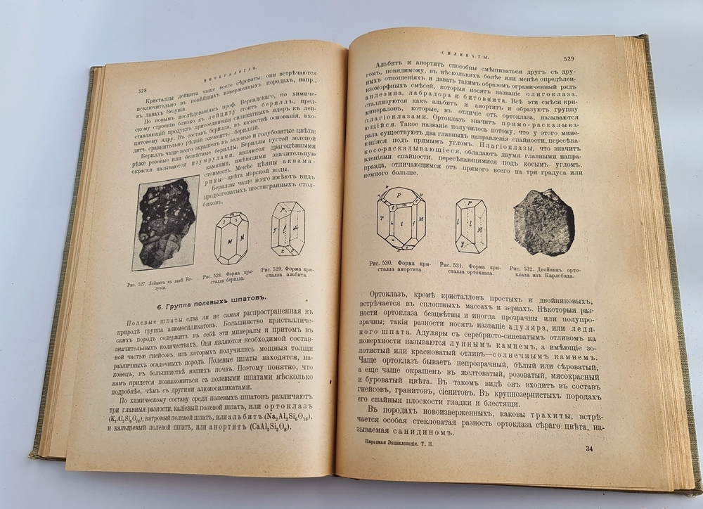 "Природоведение: Зоология. Ботаника. Минералогия. Геология и палеонтология".  Том 2, полутом 1 и 2. 1910 г.