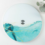 Подставка для торта вращающаяся d-32см "Мраморный бриз"