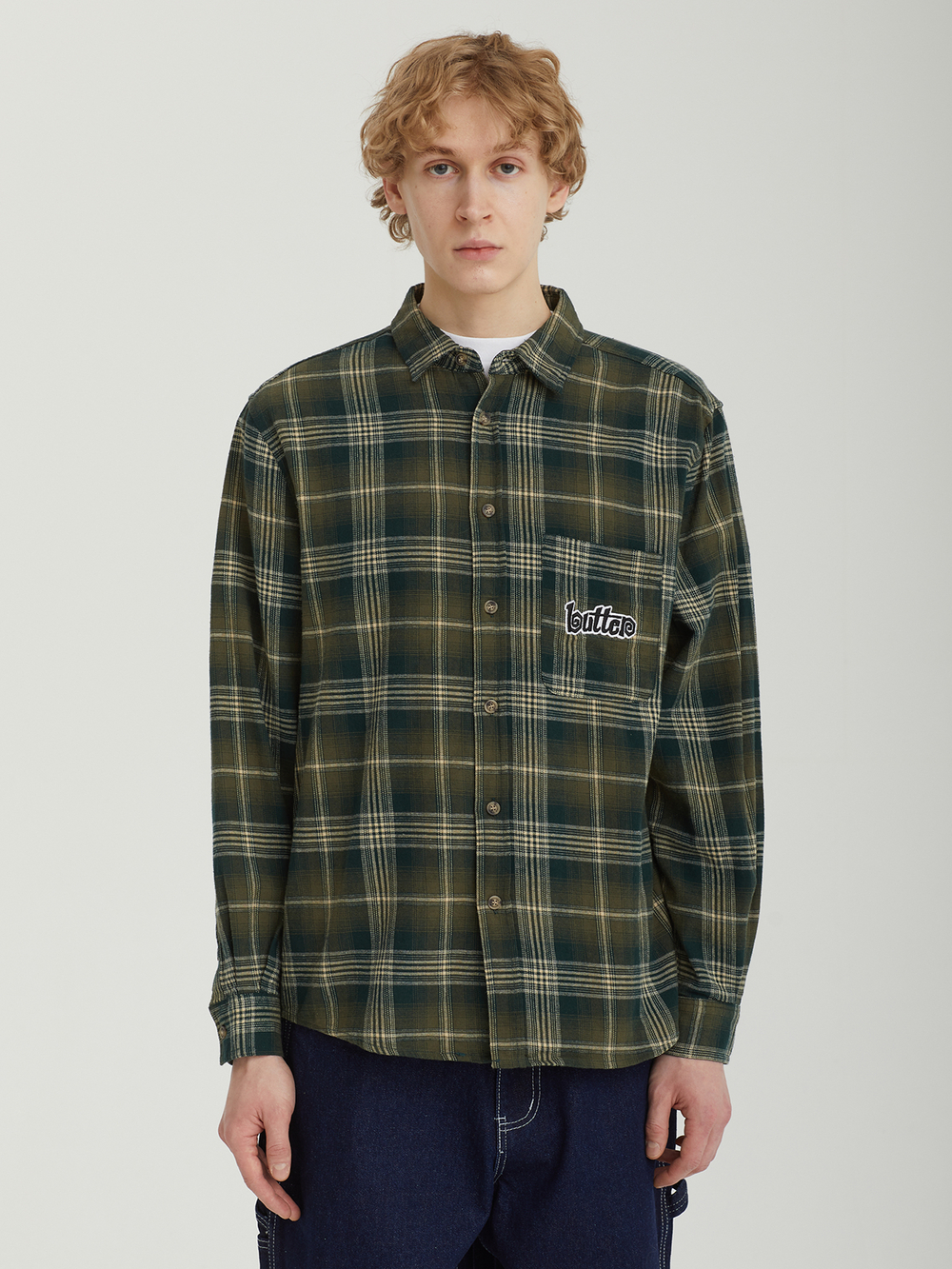 Мужская Рубашка Swirl Plaid